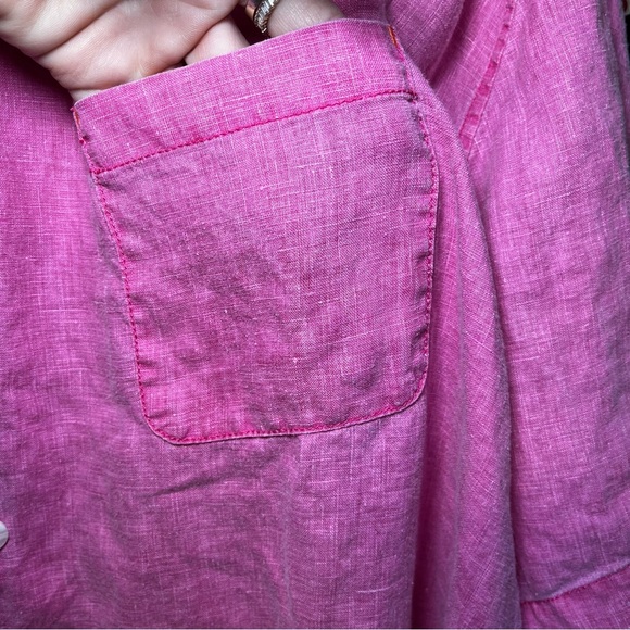 TOMMY BAHAMA Big & Tall Short Sleeve Linen Summer Cruise Button Up Easter Golf - Picture 9 of 10